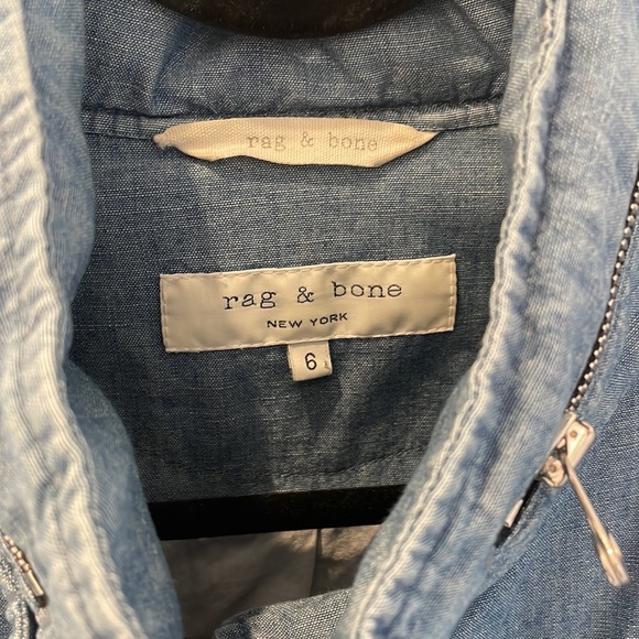 rag & bone denim jacket (size 6) - Picture 2 of 16